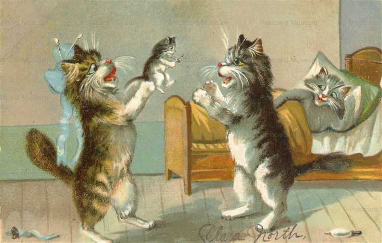 acc051-Hold Baby Cats 1907 TUCKS