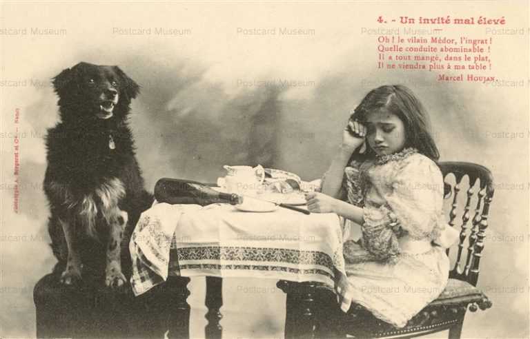 adb084-Dinner4 Dog with Girl