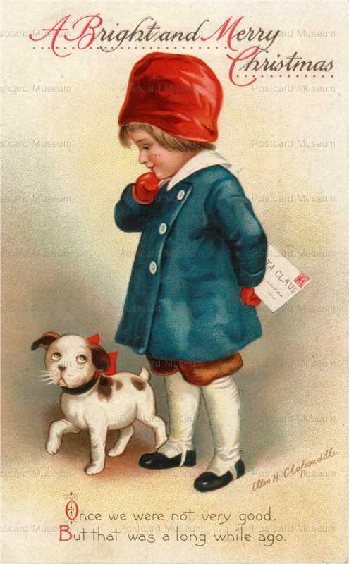 adc010-Xmas Boys with Dog