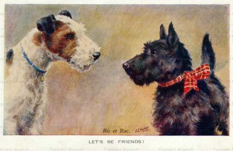 adc044-Valter Wire Fox Terrier with Scottie Dog