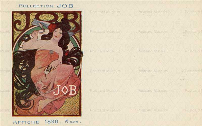 am008-Collection JOB Affiche 1898 Alphons Mucha