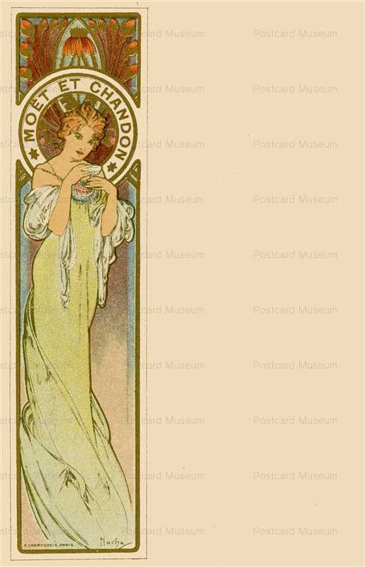 am010-Moet & Chandon 1900 Alphons Mucha