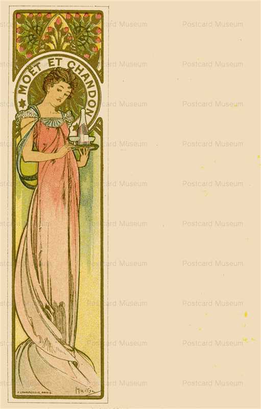 am011-Moet & Chandon 1900 Alphons Mucha