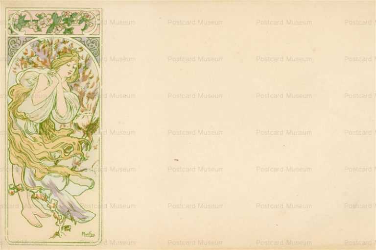 am035-Spring 1900 Alphons Mucha