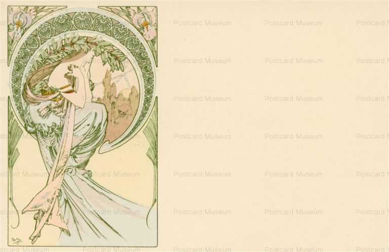 am041-Poetry 1900 Alphons Mucha