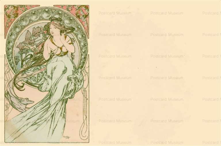 am042-Music 1900 Alphons Mucha