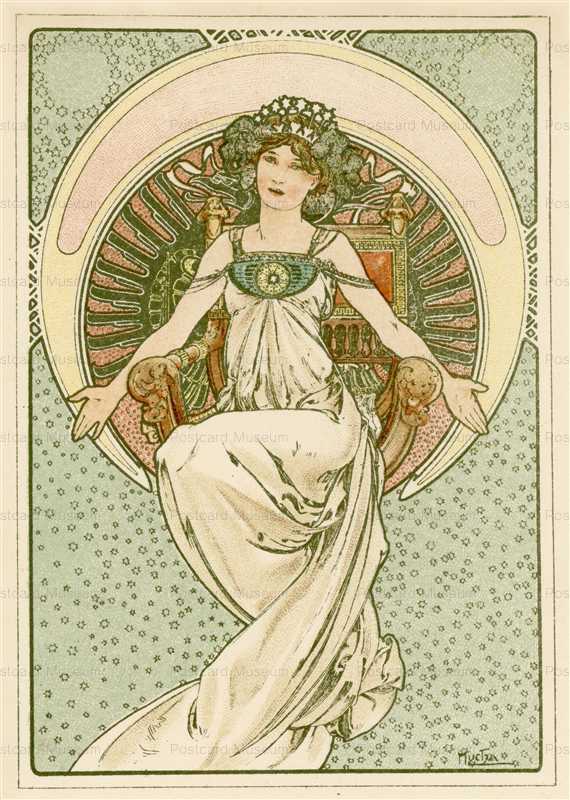 am070-Society for the bebnifit ot Austria-Hu 1898 Alphons Mucha