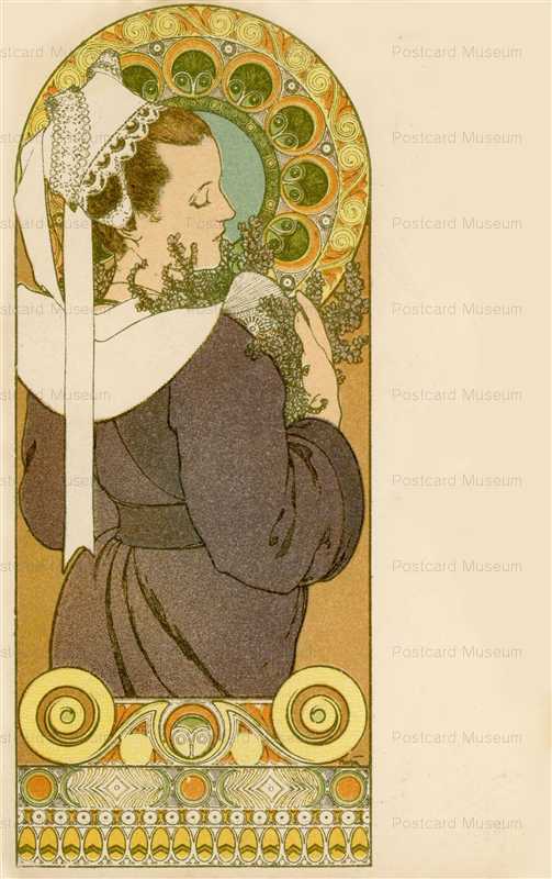 am093-Heather of the Bluff 1903 Alphons Mucha