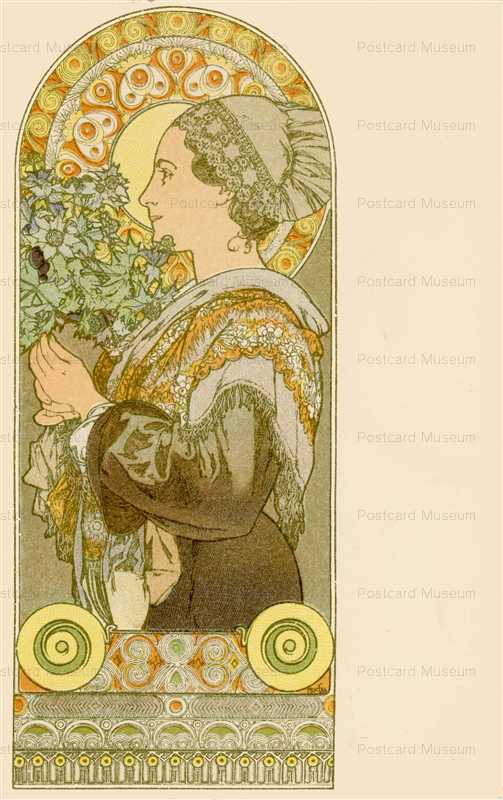 am094-Thistle of the Shore 1903 Alphons Mucha