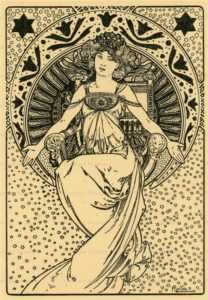 am098-Society for the bebnifit of Austria-Hu 1901 Alphons Mucha