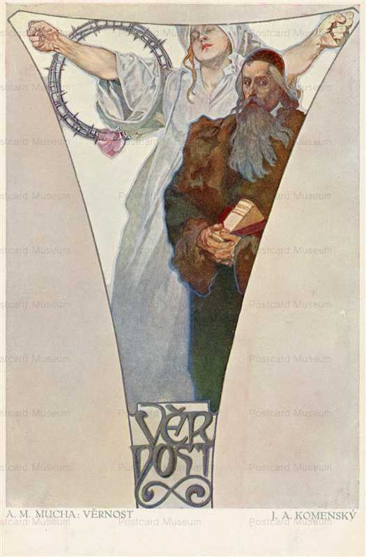 am128-Fidelity Jan Ames Konessky VERNOST 1912 Alphons Mucha