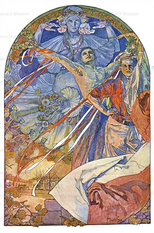 am132-Poster for the 10th Sokol Festival 1926 Alphons Mucha