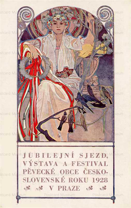 am133-Jubilee Festival 1928 Alphons Mucha