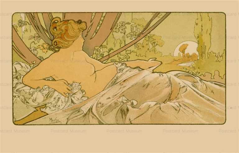 ama053-Dawn 1899 Mucha