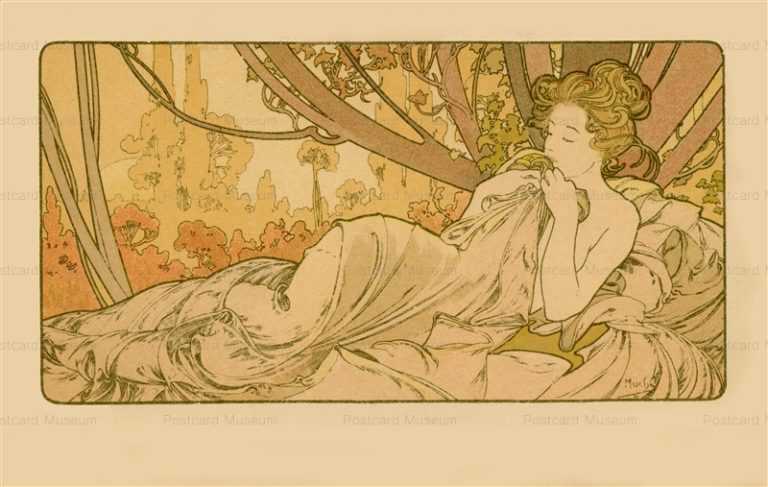 ama054-Dusk 1899 Mucha