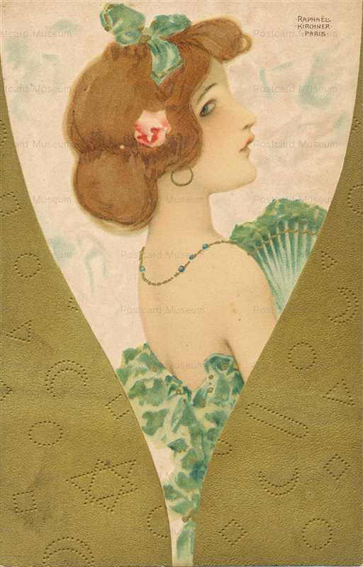 ark120-Raphael Kirchner Woman in Green