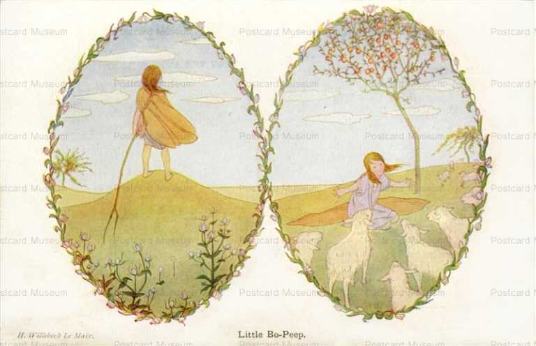 art100-Willebeek Le Mair Child Little Bo-Peep