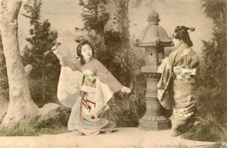 bg110-元禄艶姿二人 踊り