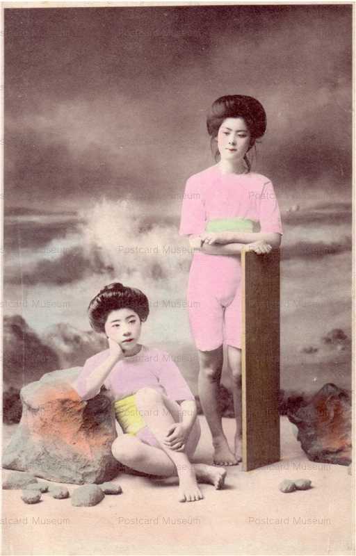 bs270-水着二人 板 岩