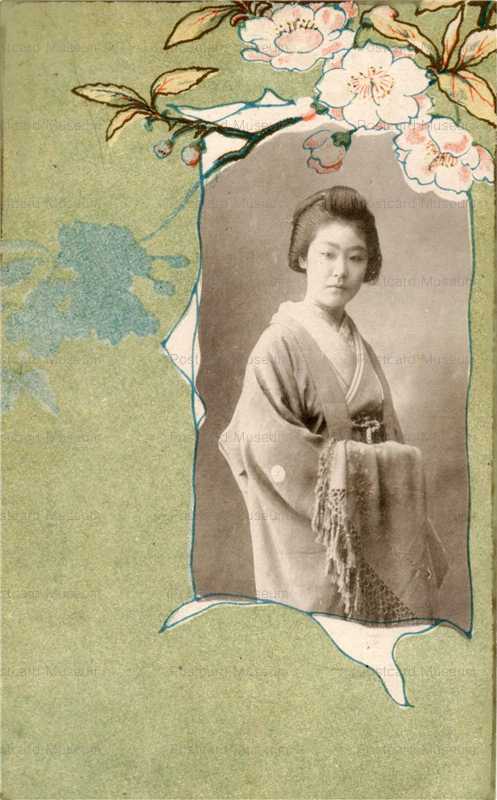 bz090-ショール持つ美人