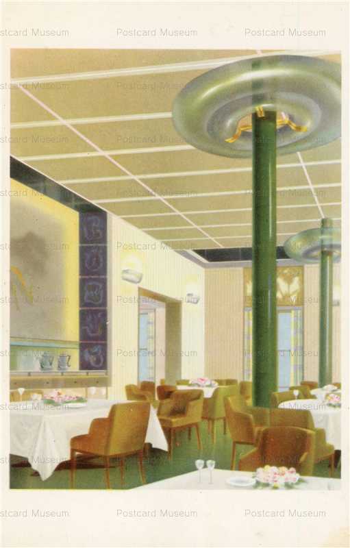 cs520-世界一周新造船あるぜんちな丸一等食堂 大阪商船