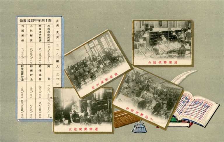 cy080-東京中央郵便局 通常郵便区分 小包郵便取扱