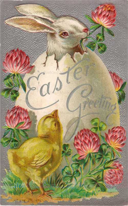 e008-Easter Rabbit&Egg