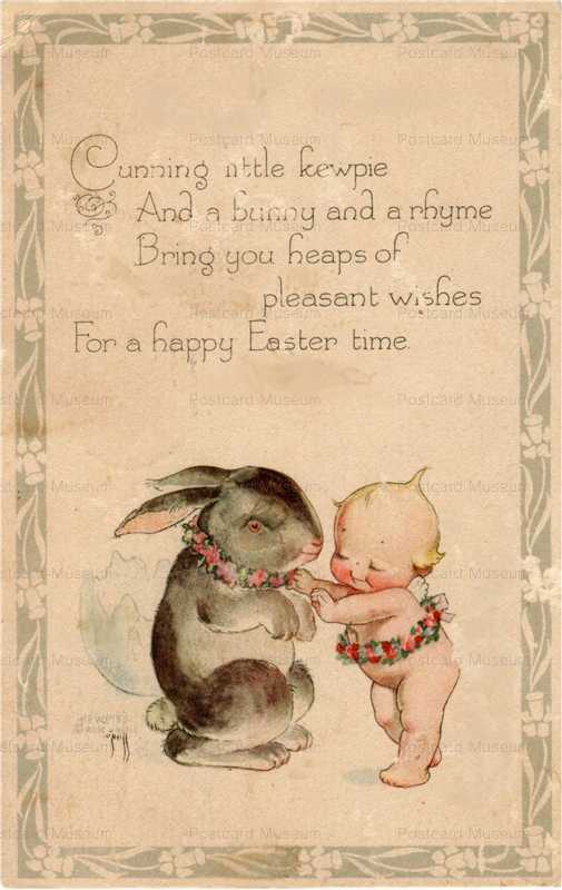 e021-Easter Rabbit&Kewpie
