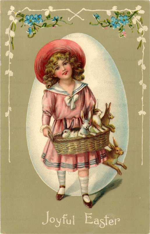 e022-Easter Rabbit Basket