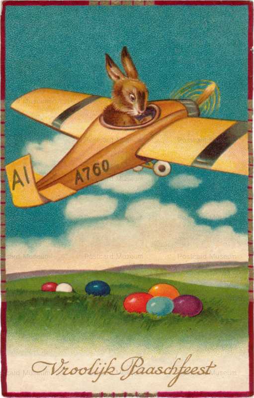 e026-Easter Rabbit Plane
