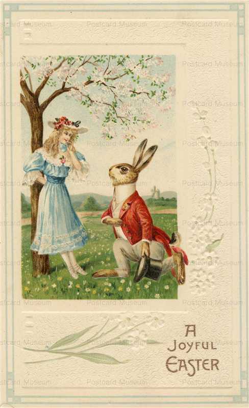 e048-Easter Big Rabbits Propose