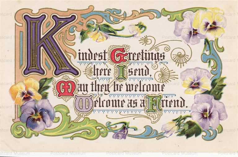 em216-Flowers Alphabet K Sayings Greetings