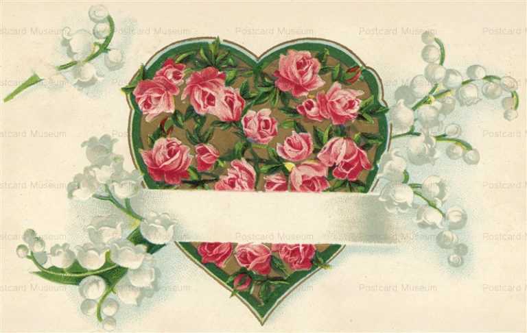 em500-Heart with Flowers