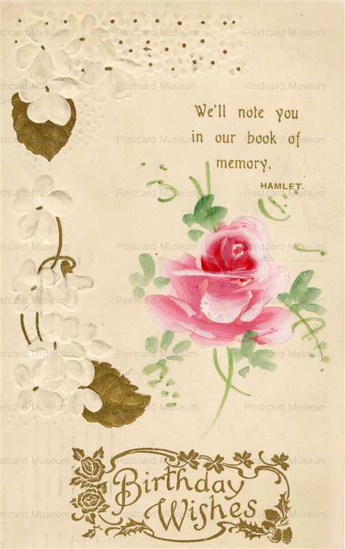 em509-Pink Roses Birthday