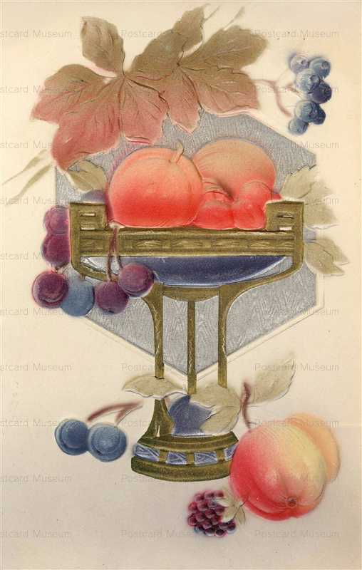 em834-Fruit Embossed