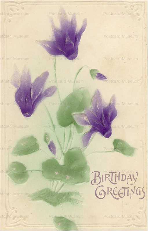 em851-Birthday Cyclamen Emboss