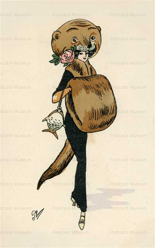 fa275-Plum Animal Hat Fashion Lady Fur Stole Shawl