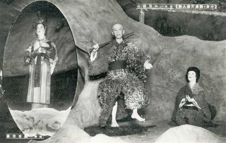 fib480-小倉到津大菊人形 お里澤市 観音菩薩