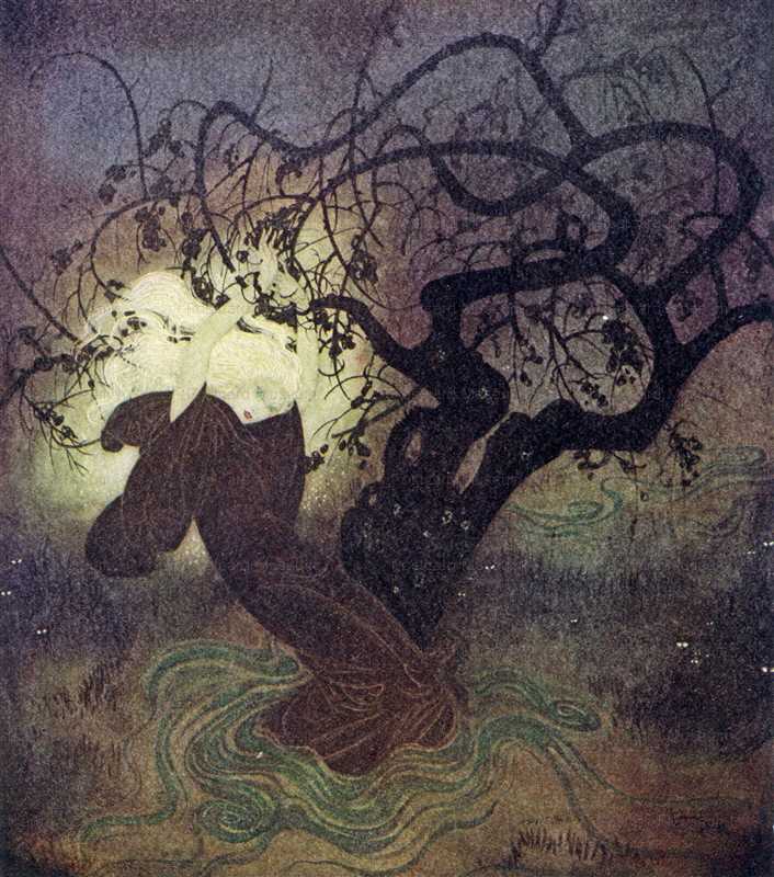 fo126-Edmond Dulac the Buried Moon Fairy Book