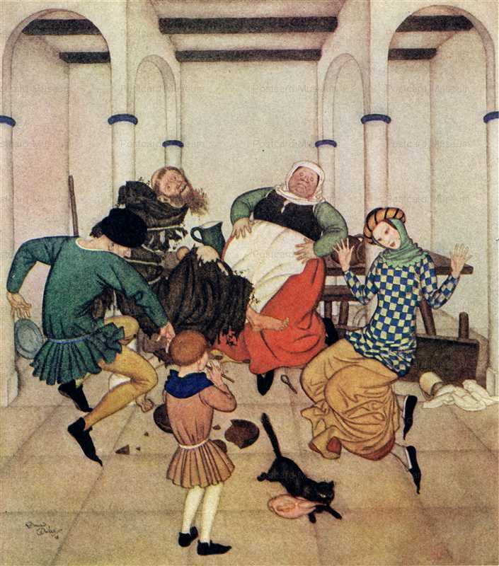 fo135-Edmond Dulac the Friar and the Boy Fairy Book