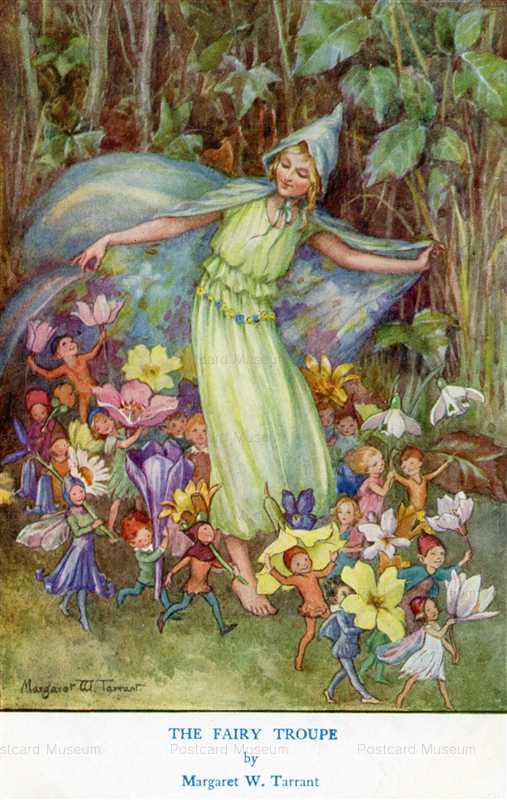 fo310-Margaret Winifred Tarrant Fairy Troupe Fairies in Arcady Series