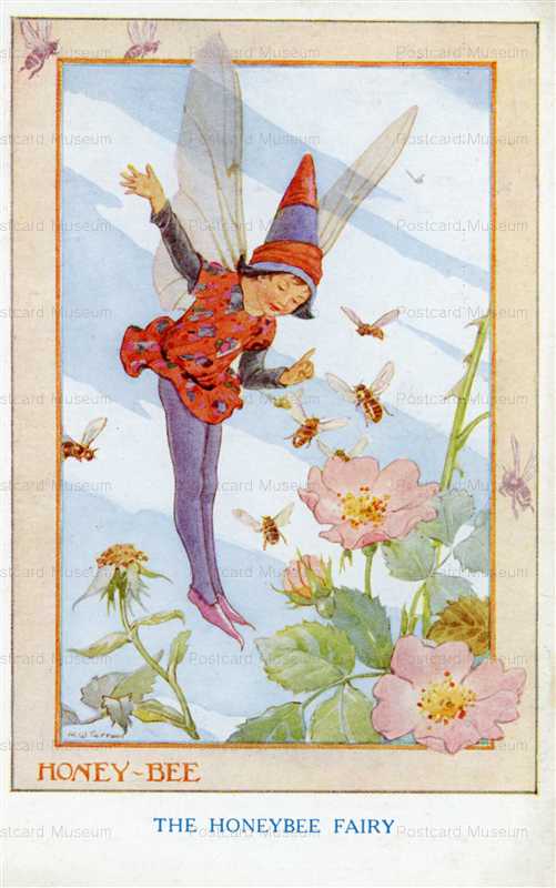 fo375-Margaret Winifred Tarrant the Honeybee Fairy