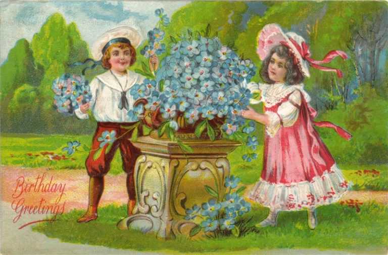 hb006-Happy Birthday Flower