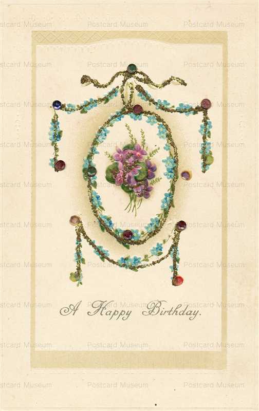 hb120-A Happy Birthday Embossed