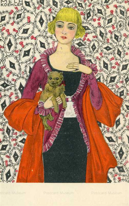 ml030-Mela Koehler Lady with Pet