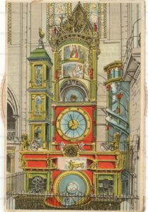 mx150-l´horloge astronomique de la Cathedrale de Strasbourg (edition Ch. BERGERET)