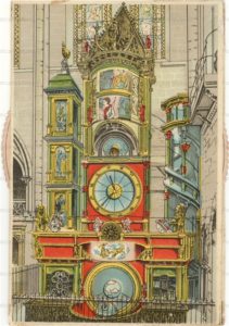 mx150-l´horloge astronomique de la Cathedrale de Strasbourg (edition Ch. BERGERET)
