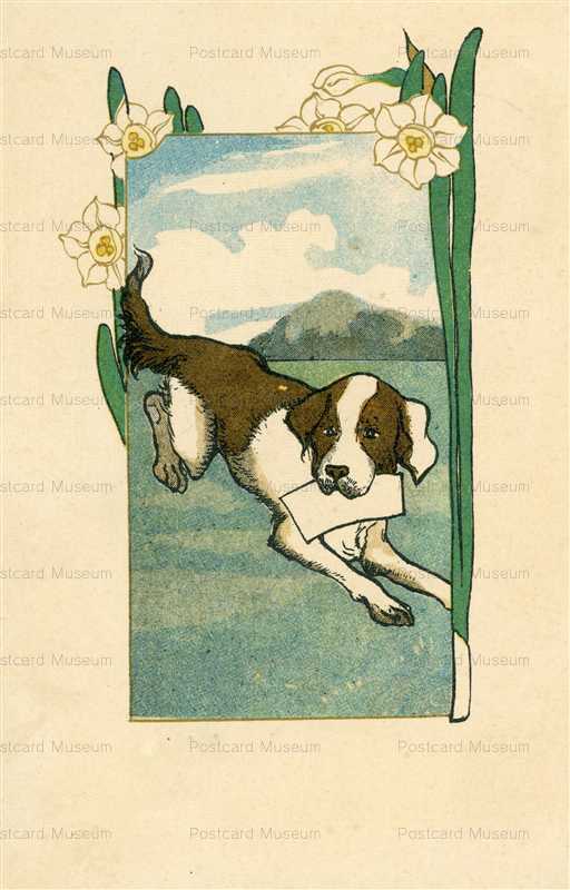 ni370-戌と水仙 1910