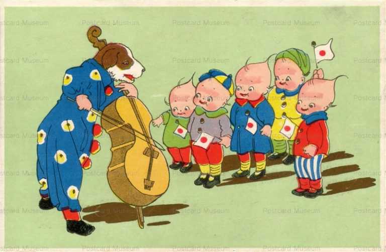 ni450-kewpie チェロ弾く犬