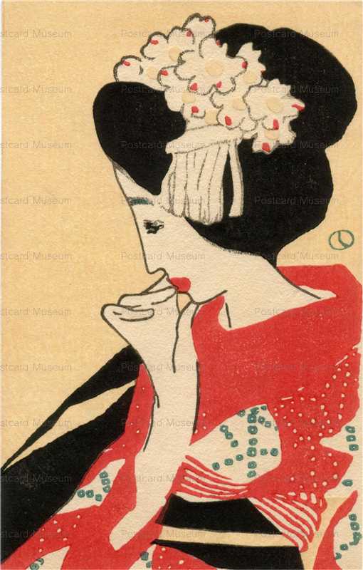 竹久夢二　油彩　肉筆『水竹居』サイン　鑑定柱書　美術院証　P8号　額装　b619 竹久夢二 油彩 肉筆『水竹居』サイン 鑑定柱書 美術院証 P8号